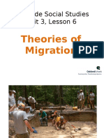 6 Grade Social Studies Unit 3, Lesson 6: Theories of Migration