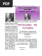 Bitácora Del Tutor