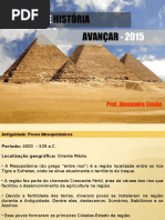 Aula 01 - Povos Mesopotâmicos e Civilização Egípcia
