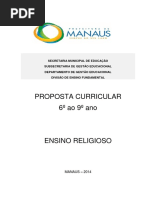 Ensino Religioso 6o Ao 9o ano - SEMED