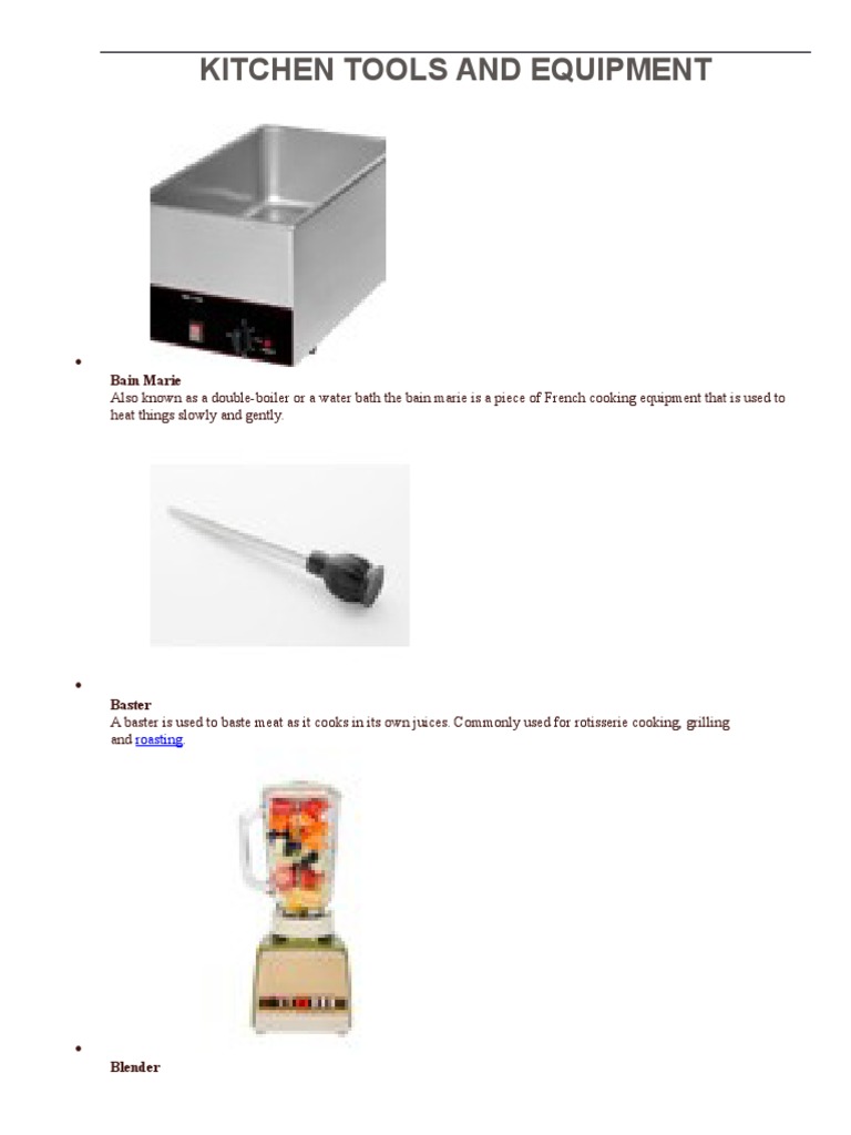 Essential Kitchen Knives Overview | PDF | Knife | Cookware And Bakeware