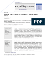 Disartria. Práctica Basada en La Evidencia y Guías de Práctica Clínica