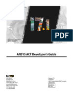 ANSYS ACT Developers Guide PDF