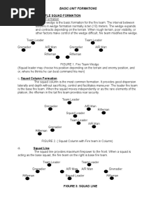 Basic Unit Formations 1