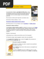 Movimiento Rectilíneo