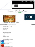 WWW Minutoya Com 20-11-2015 Canelones de Verdura y Ricota