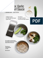 Cucumber Garlic Sauce Recipe