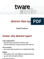 Software Studio: Abstract Data Types