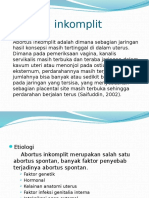 Abortus Inkomplit