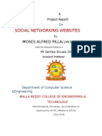 Impact of Social Networks: A Project Report