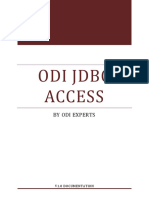 Odi JDBC Access