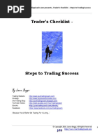 Traders Checklist PDF