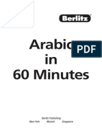 Arabic in 60 Minutes: Berlitz Publishing New York Munich Singapore