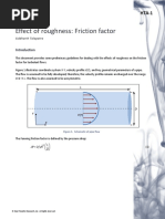 Effect of Roughness Friction Factor