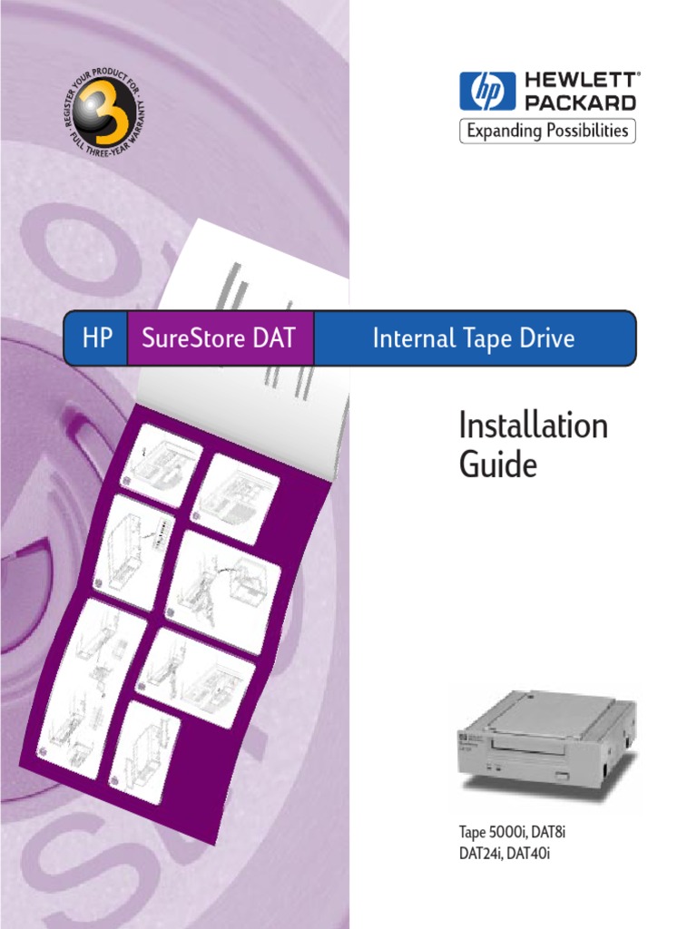 HP SureStore Tape 5000 Manual | PDF | Operating System | Electrical ...