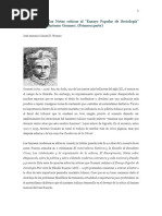 Gómez Di Vicenzo, José a. - Apuntes Sobre Las Notas Críticas Al «Ensayo Popular de Sociología» Elaboradas Por Antonio Gramsci [Completo]