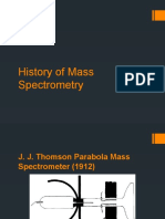 History of Mass Spectrometry