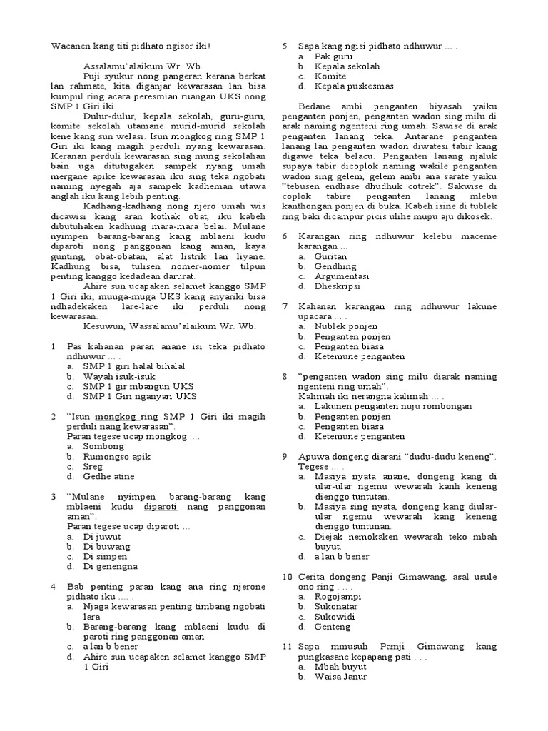 Basa Using | PDF