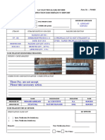 Three Pcs. Are Not Accept. Please Take Necessary Action.: Inspection Discrepancy Report