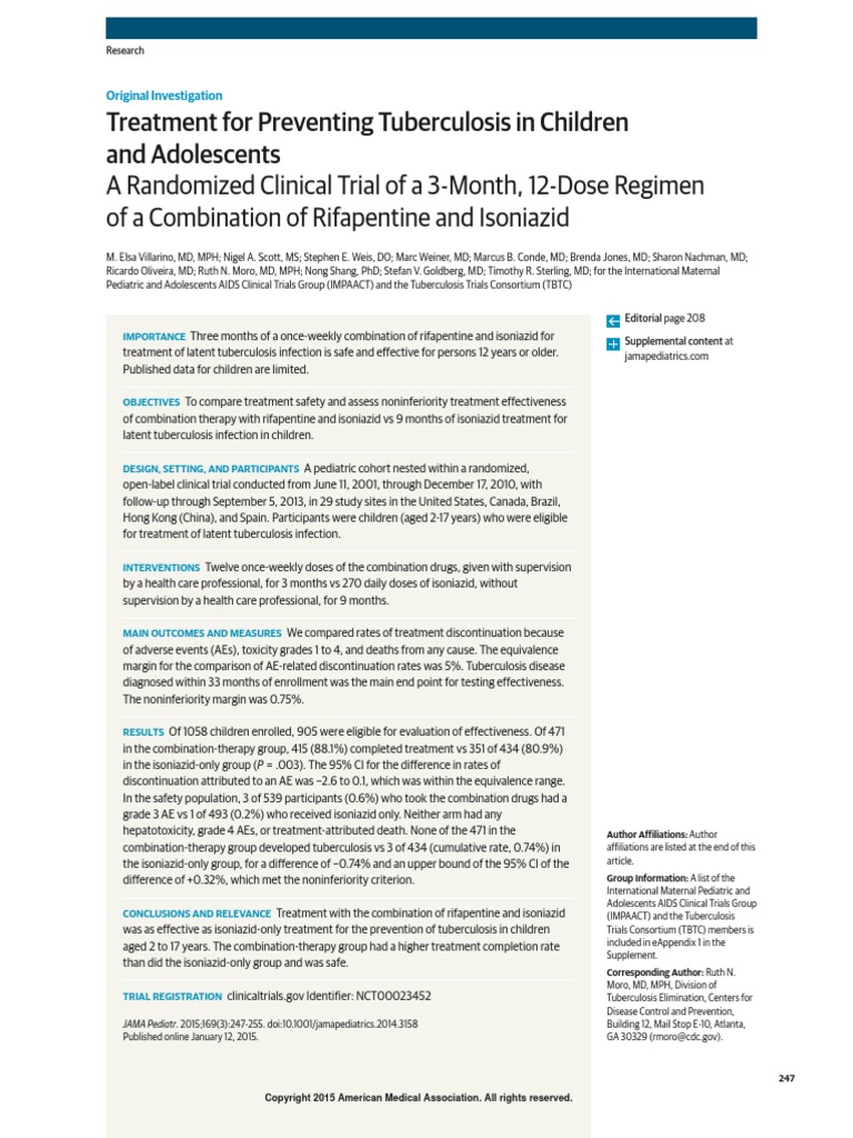TB | PDF | Tuberculosis | Clinical Trial