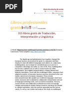 Download 315 Libros Gratis de Traduccin by Traductor Autorizat Marilena Iordache SN319148773 doc pdf