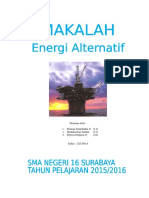 Contoh Tugas Fisika Energi Alternatif