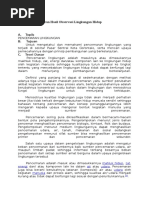 Contoh Teks Laporan Hasil Observasi Tentang Makanan Berbagai Teks Penting