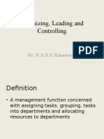 Lec 03 - Organizing and Controlling