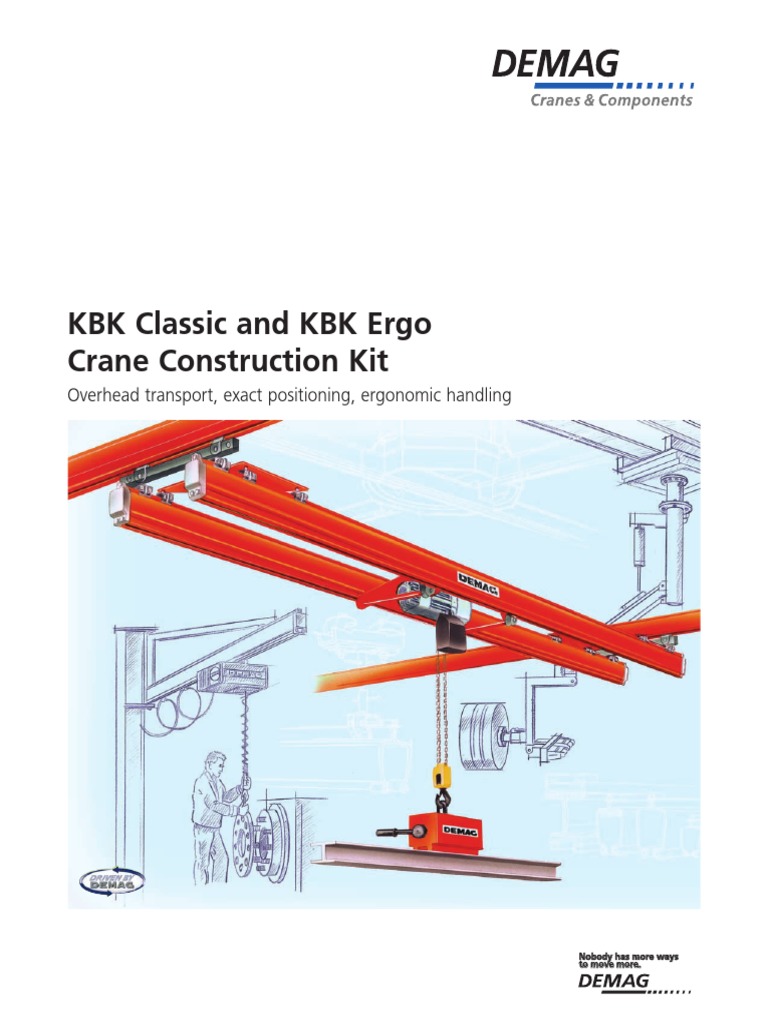 Overview of KBK Classic and KBK Ergo Crane Construction Kits and their
