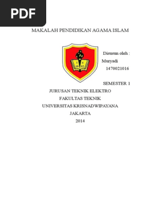 Makalah Pendidikan Agama Islam 2 Pdf