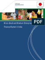 Micro Small and Medium Enterprise Finance Market in India 2012