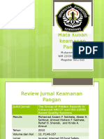 Review Jurnal Keamanan Pangan