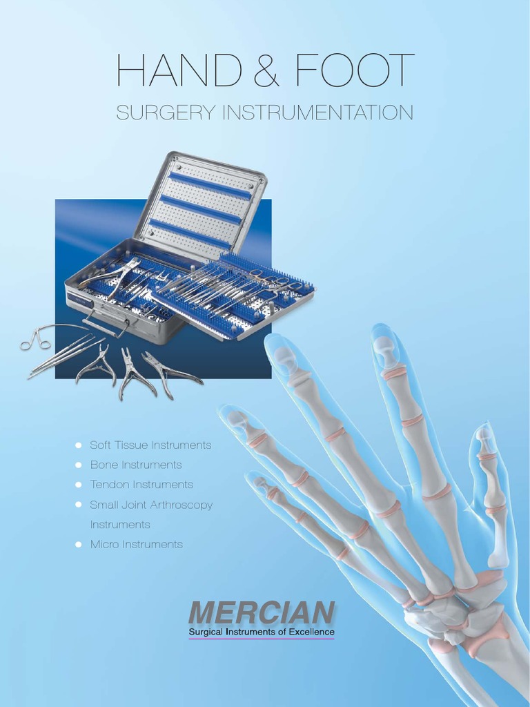 Mercian Hand & Foot Surgery Instruments | PDF