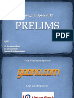 QFI Open 2012 - Prelims