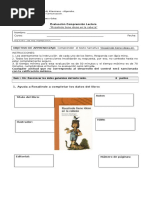 Prueba Rosalinde Tiene Ideas en La Cabeza. 4 Básico