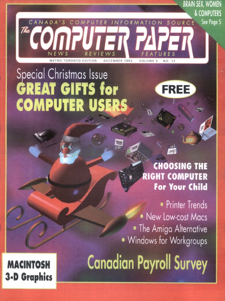 1992-12 The Computer Paper - Ontario Edition PDF | PDF | Local