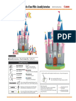 Castle of Snow White: Assembly Instructions: Assembly Instructions: Nine A4 Sheets (No. 1 To No. 9)