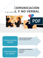 Comunicación Verbal y No Verbal