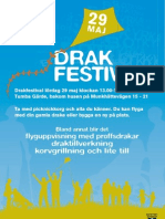 Drak Festival: Flyguppvisning Med Proffsdrakar Draktillverkning Kor Vgrillning Och Lite Till