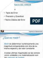 Teoría Del Error PDF