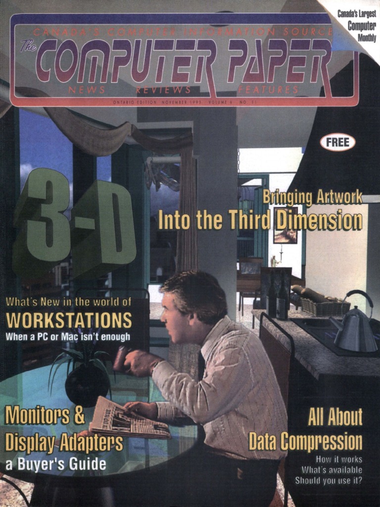 1993 11 The Computer Paper Ontario Edition Electronics
