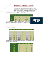 Distribuciones Bidimensionales