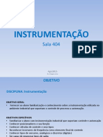 Aula 01 - Instrumentação 20150818