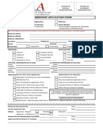 0001-16 Membership Application Form