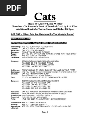 Cats Final Draft