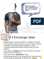 Welcome Back! Let's Continue and Discuss Exchange Rates