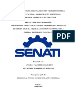 Proyecto de Mejora Pinturas El Tigre S.A.C PDF