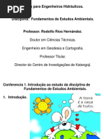 Conferencia 1. Introdução Ao Estudo Da Disciplina de Fundamentos de Estudos Ambientais