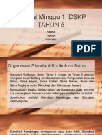 organisasi kurikulum sains