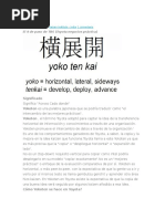 Definición y Metodología de Yokoten | PDF | Crecimiento personal y ...
